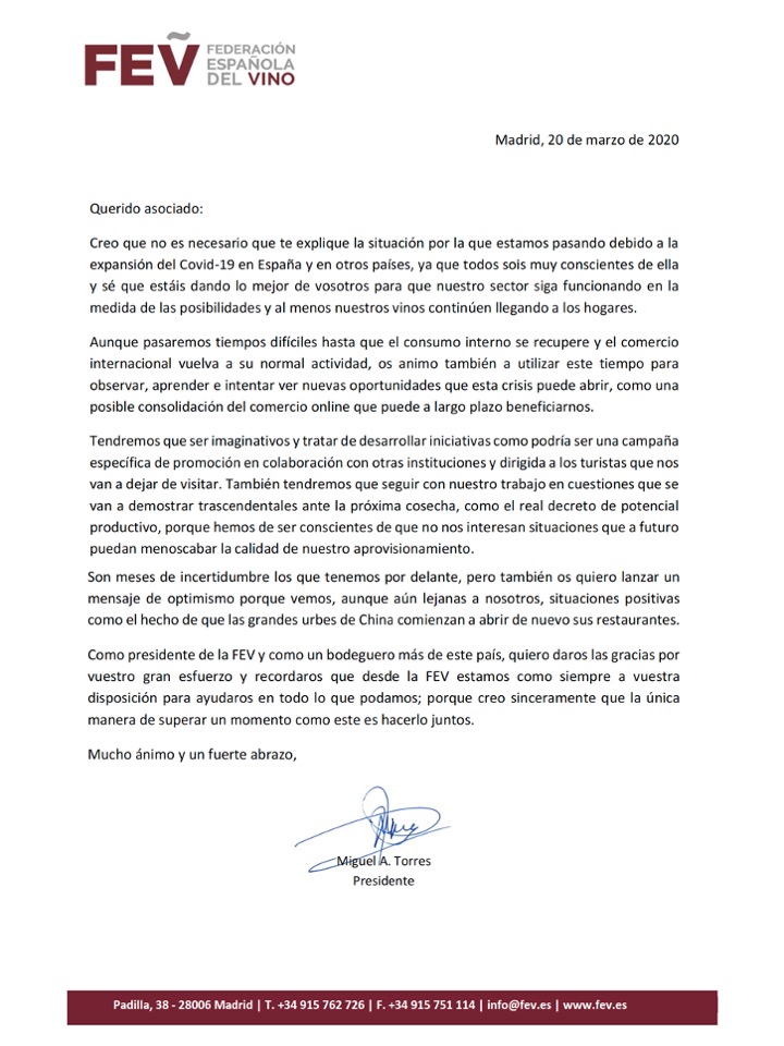 Carta Miguel A. Torres