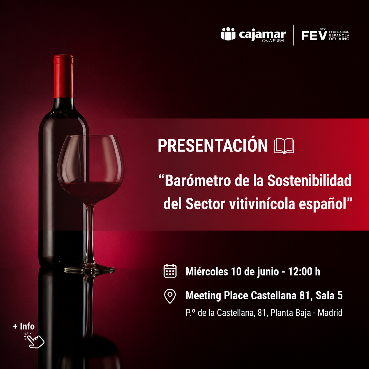 Imagen de noticia CAJAMAR Y FEV: Presentaci�n del  primer avance del Bar�metro sobre la sostenibilidad del sector vitivin�cola espa�ol