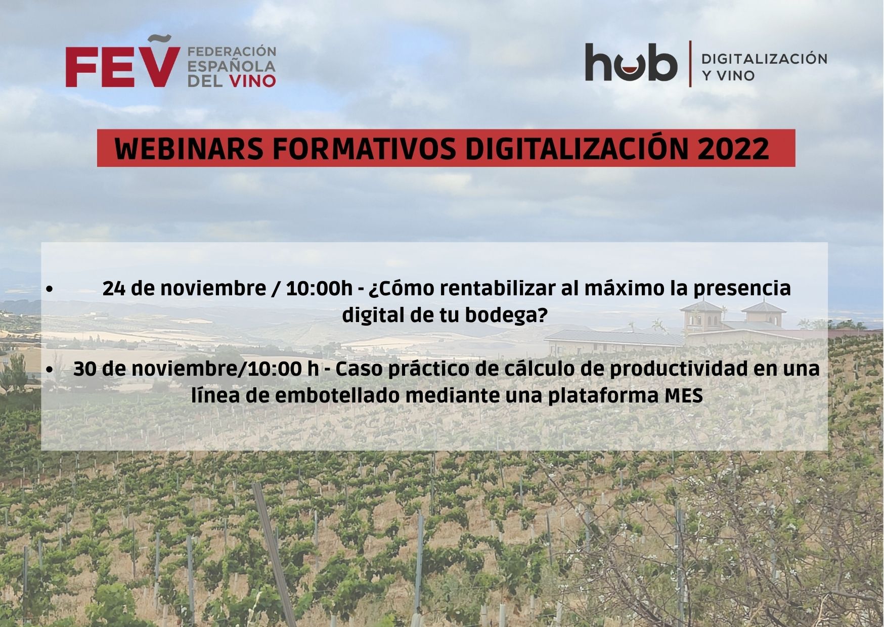 Hub digitalizaci�n y vino